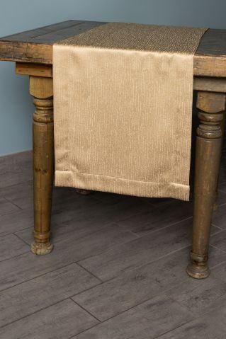 Specialty Verve Gold Champagne table runner